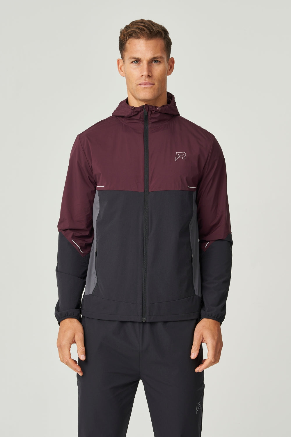 IMPACT WINDBREAKER - BURGUNDY / OBSIDIAN – Reprimo