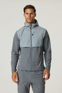 Summit Windbreaker - Slate / Light Grey