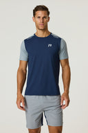 Flight T-Shirt - Grey / Navy