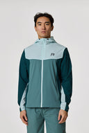 Flight Windbreaker - Forest Green / Mint