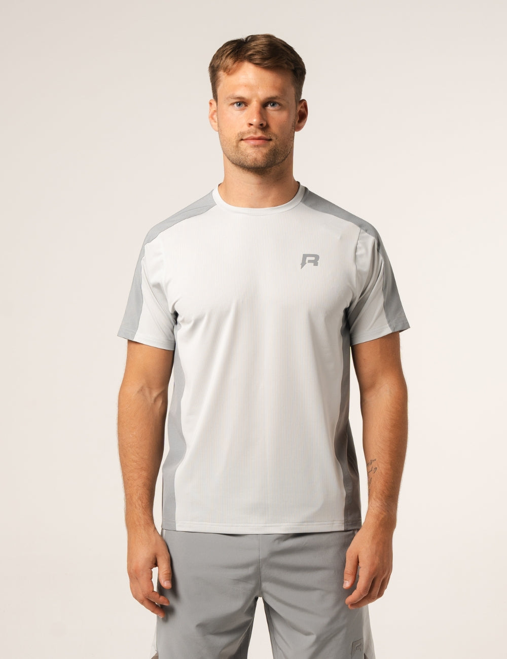 NOVA T-SHIRT - LIGHT GREY / MARBLE