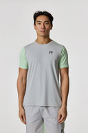 Flight T-Shirt - Grey / Vivid Green