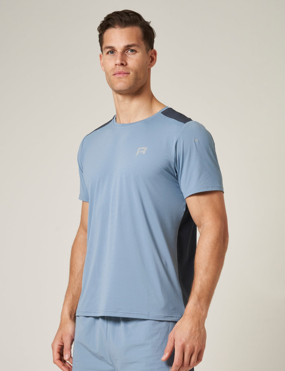 CLIMA T-SHIRT - DUSTY BLUE / INK BLUE