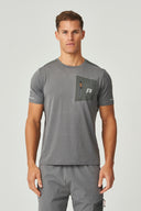 CELL T-SHIRT - CHARCOAL / SLATE