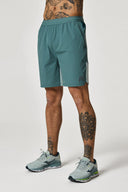 Flight Shorts - Forest Green / Mint