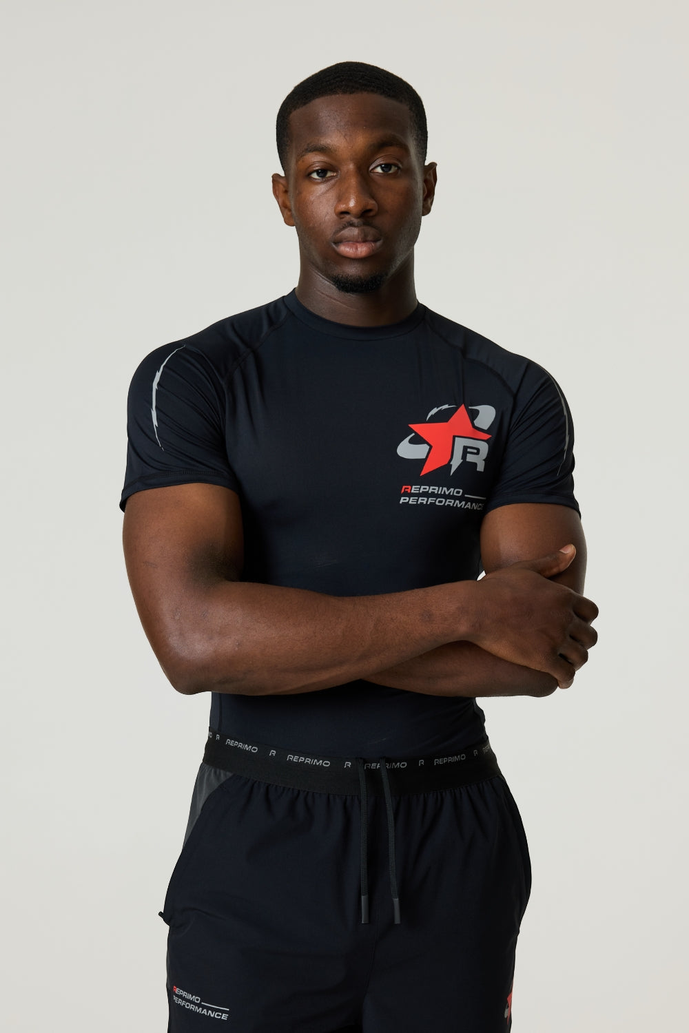 RP Base-Layer T-Shirt - Black / Red