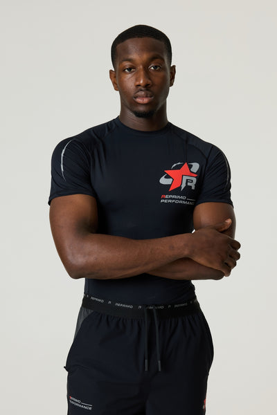 RP Base-Layer T-Shirt - Black / Red