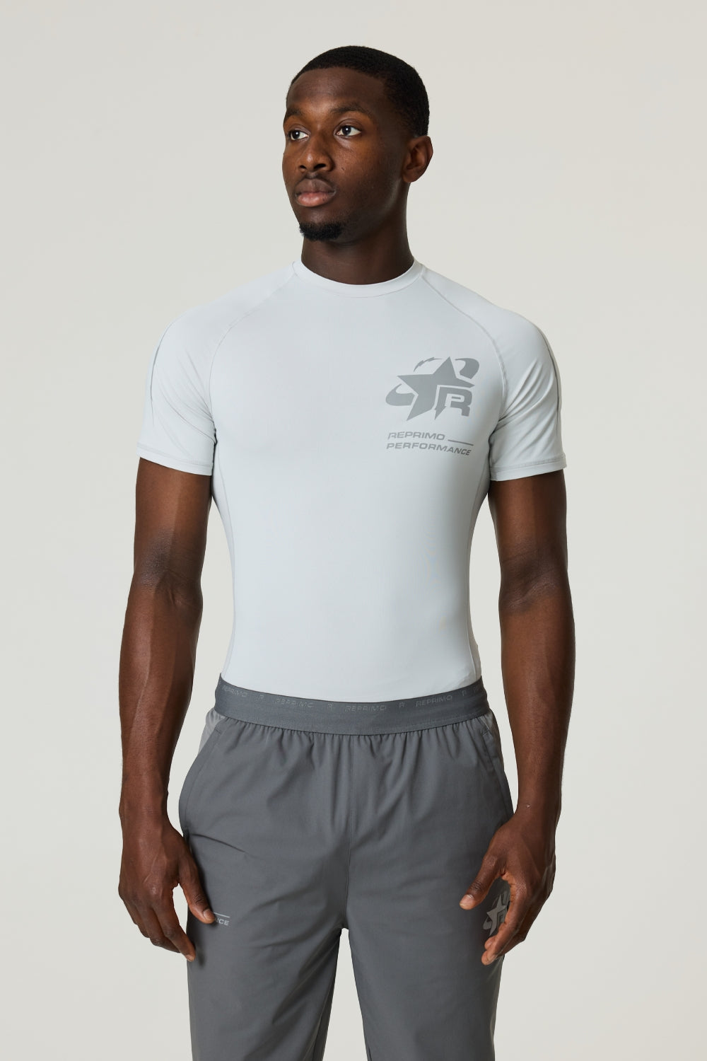RP Base-Layer T-Shirt - Light Grey / Reflective