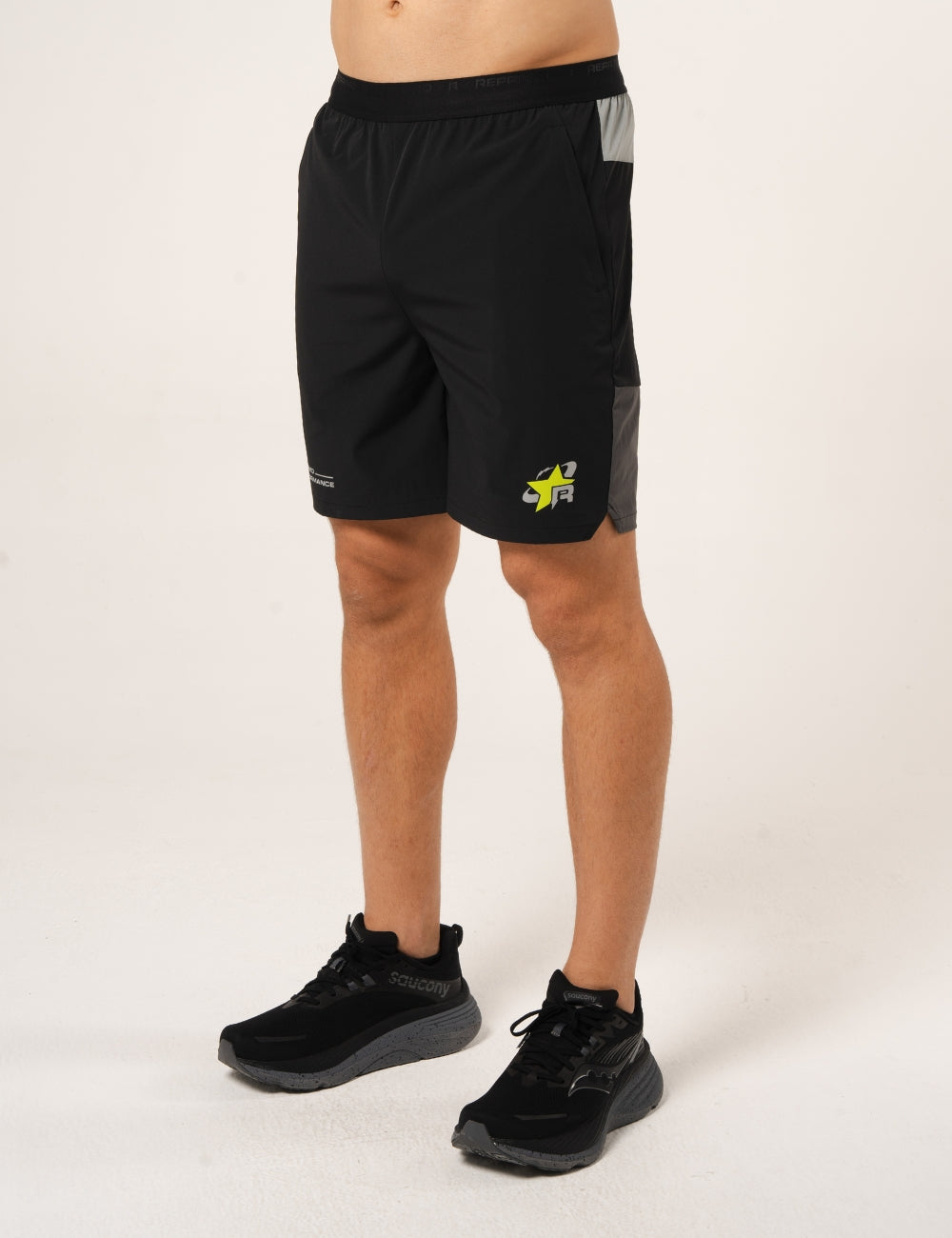 RP FLIGHT SHORT - BLACK / NEON