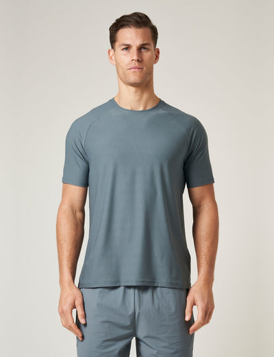 HORIZON T-SHIRT - BLUE STEEL