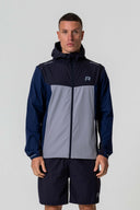 Flight Windbreaker - Dark Navy / Grey