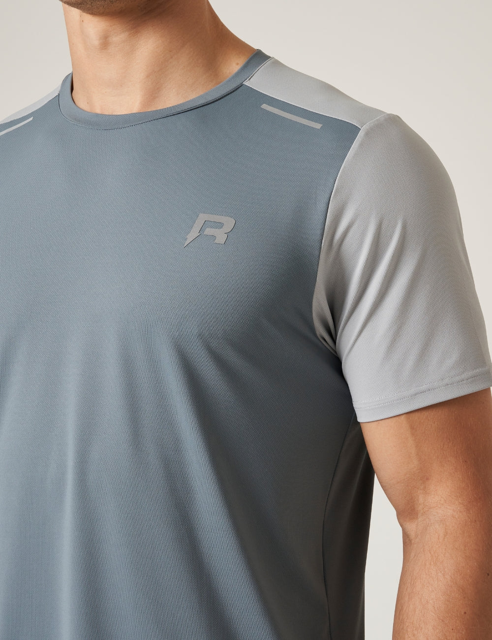 FLIGHT T-SHIRT - BLUE STEEL / SLEET
