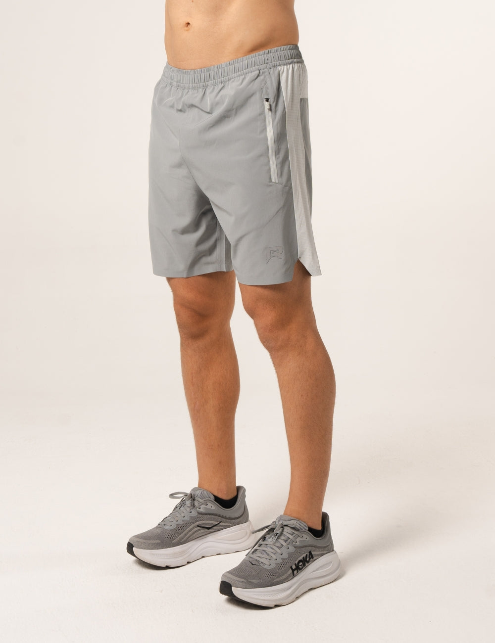 NOVA SHORTS - LIGHT GREY / MARBLE