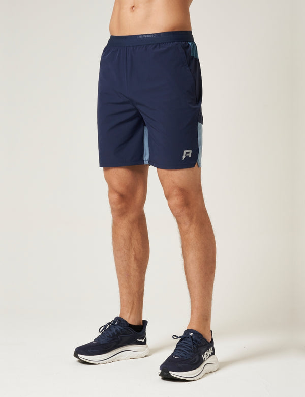FLIGHT SHORTS - DUSTY BLUE / NAVY