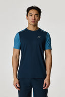 Flight T-Shirt - Cyan / Ink