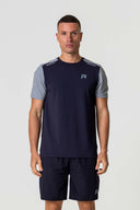Flight T-Shirt - Dark Navy / Grey