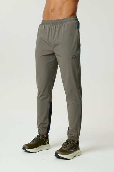 VORTEX PANTS - DARK MOSS / GREY VELVET
