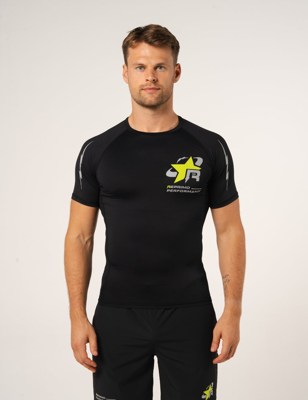 RP BASE LAYER T-SHIRT - BLACK / NEON