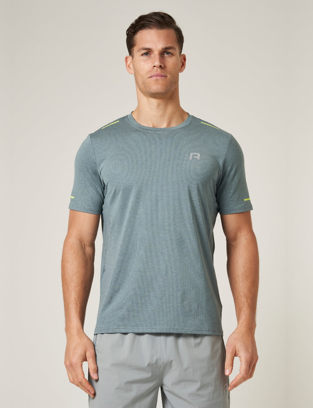 XCELERATE T-SHIRT - TIDE / MARBLE
