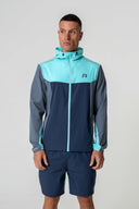 Flight Windbreaker - Cyan / Navy