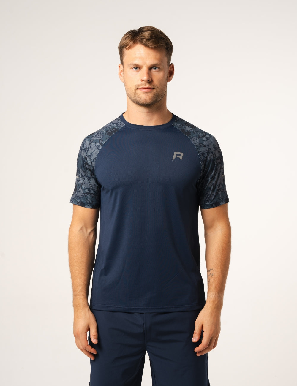 SHIBORI T-SHIRT - NAVY