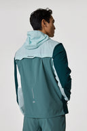 Flight Windbreaker - Forest Green / Mint