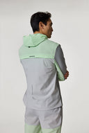 Flight Windbreaker - Grey / Vivid Green