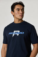 R Graphic T-Shirt - Navy