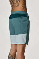 Flight Shorts - Forest Green / Mint