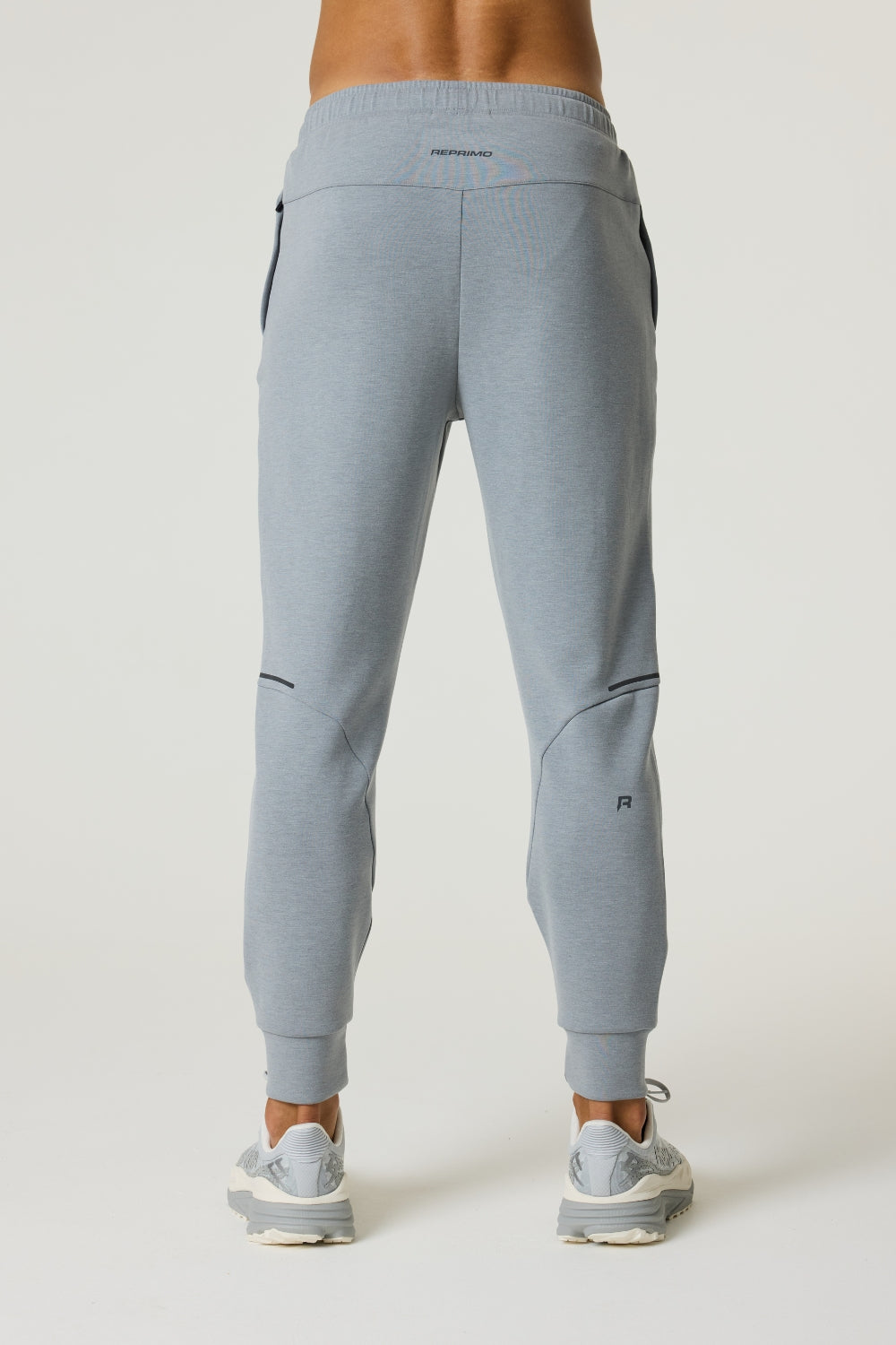 nike training tapered joggers in grey marl