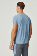 VORTEX T-SHIRT - DUSKY BLUE / TURBULENCE