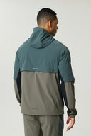 VORTEX WINDBREAKER - DARK MOSS / GREY VELVET