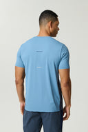 VORTEX T-SHIRT - DUSTY BLUE / INK BLUE
