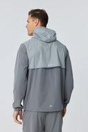 SUMMIT WINDBREAKER - CHARCOAL / MARBLE
