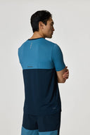 Flight T-Shirt - Cyan / Ink
