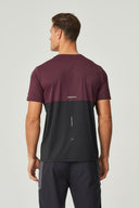 IMPACT T-SHIRT - BURGUNDY / OBSIDIAN