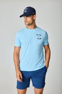Run Club Graphic Cap - Sky Blue / Navy / Reflective