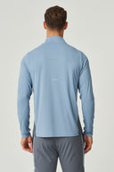 VORTEX QUARTER ZIP - DUSKY BLUE / TURBULENCE