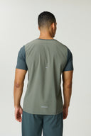 CLIMA T-SHIRT - DARK MOSS / KHAKI