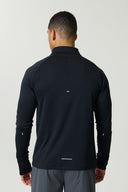 CLIMA QUARTER ZIP - OBSIDIAN