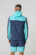 Flight Windbreaker - Cyan / Navy