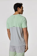Flight T-Shirt - Grey / Vivid Green