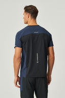 NOVA T-SHIRT - BLACK / NAVY