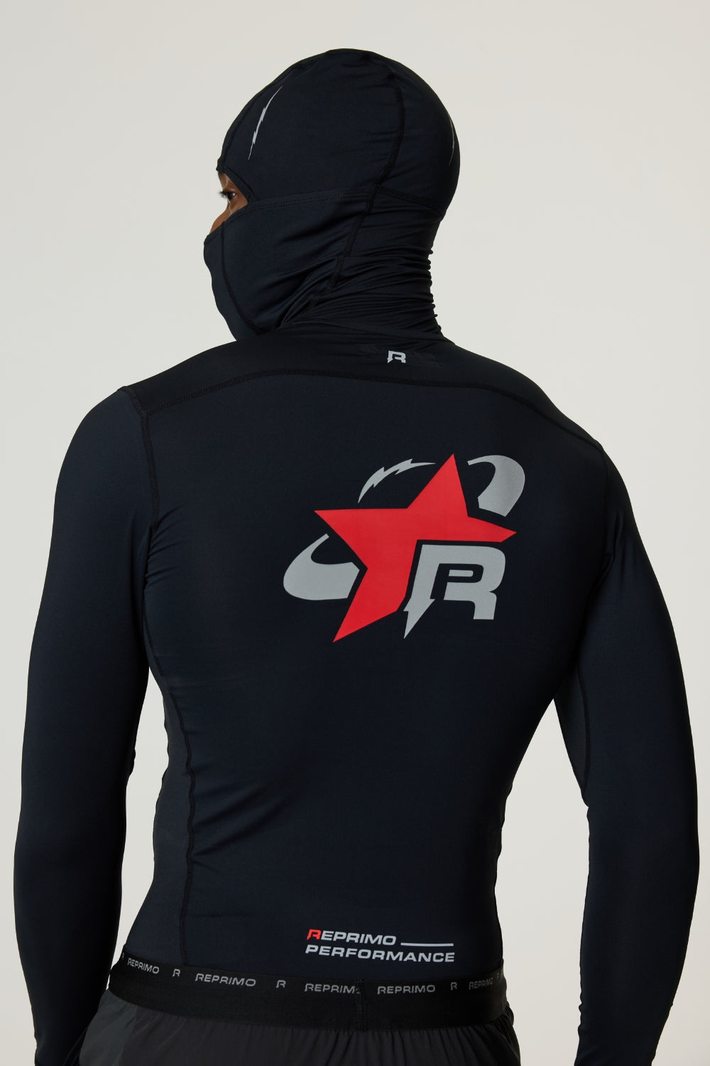 RP Base-Layer Balaclava Hoodie - Black / Red