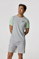 Flight T-Shirt - Grey / Vivid Green