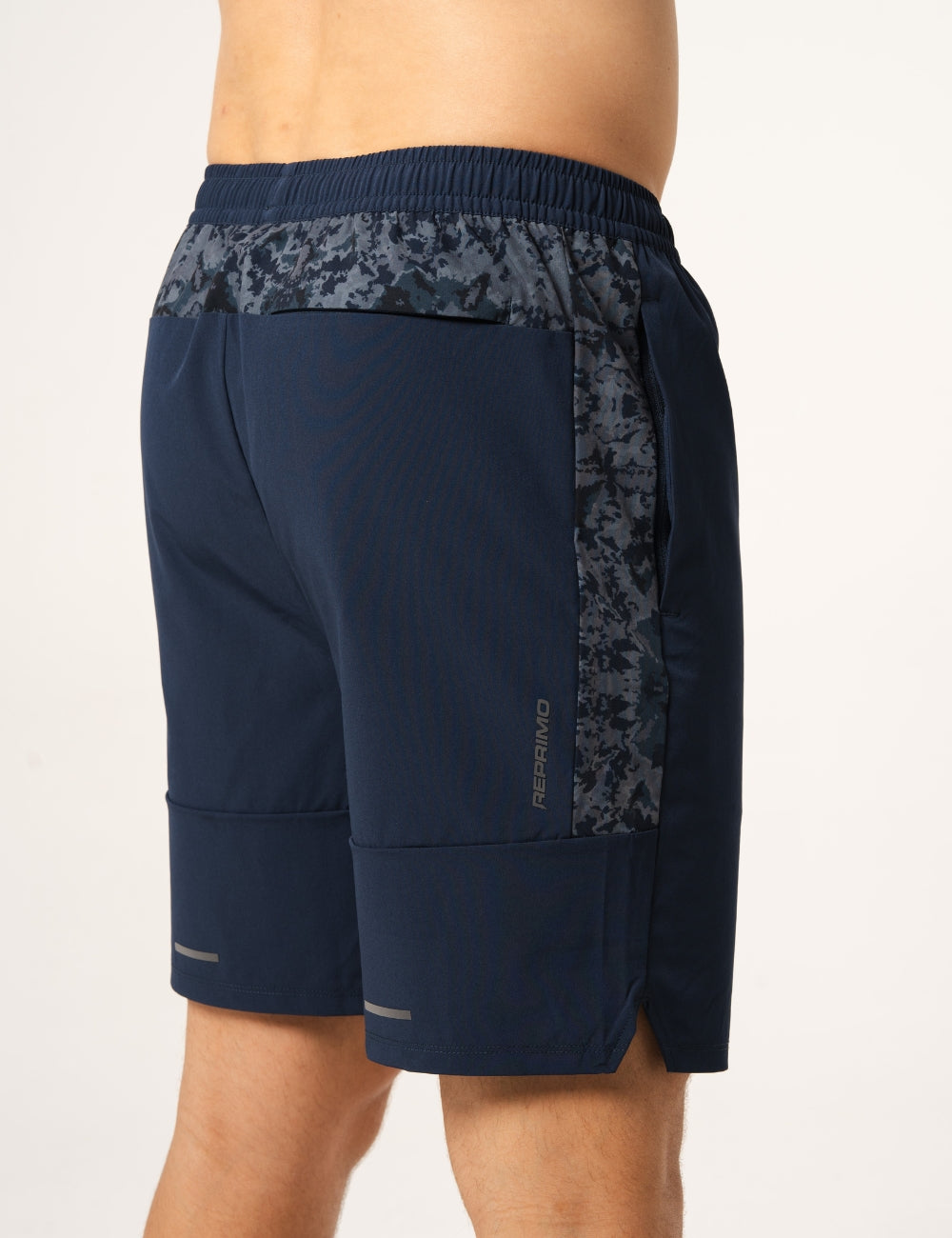 SHIBORI SHORTS - NAVY-3