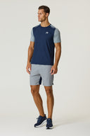 Flight T-Shirt - Grey / Navy