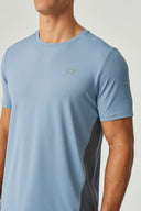 VORTEX T-SHIRT - DUSKY BLUE / TURBULENCE