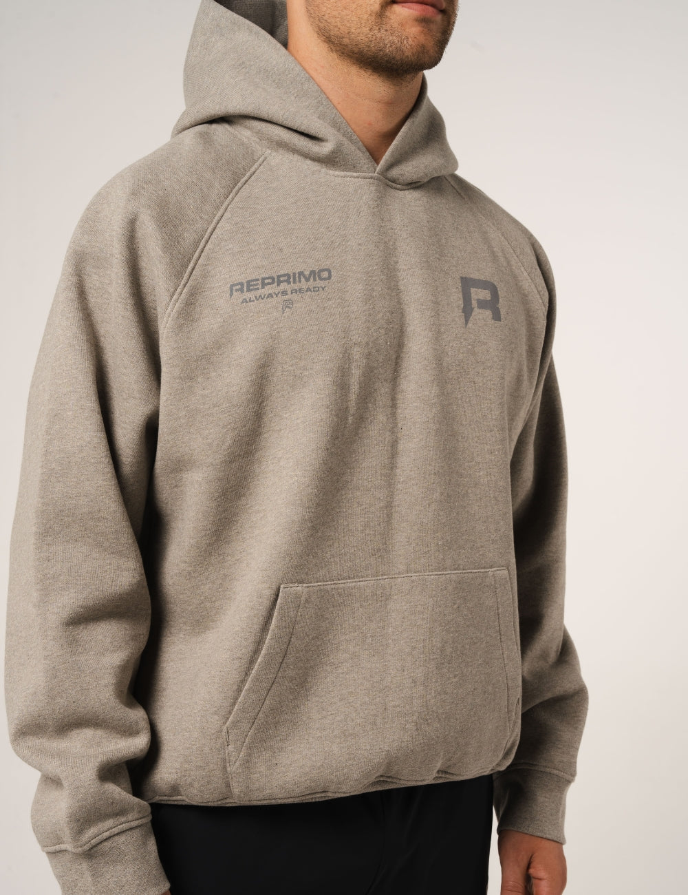 AR COLLECTIVE HOODIE - GREY MARL-3