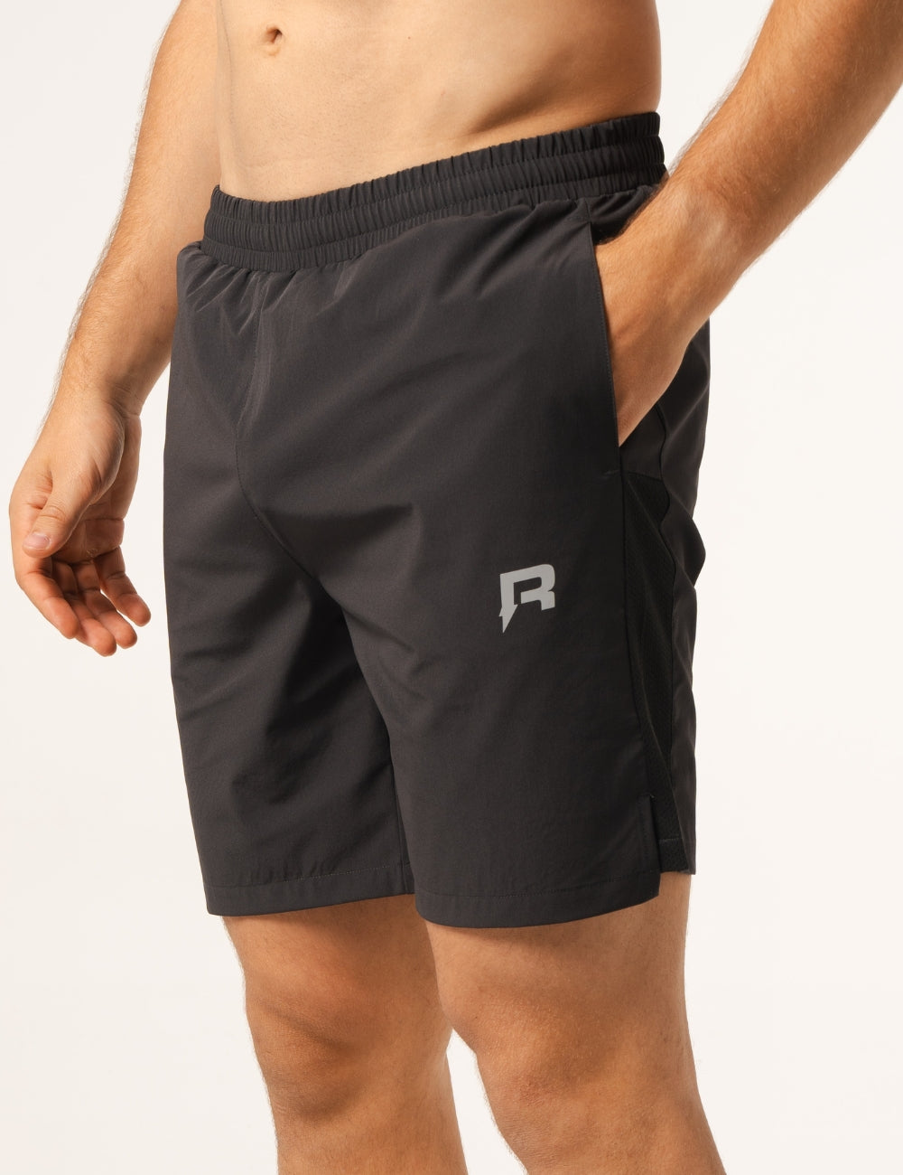 TRACK SHORTS - BLACK SAND-3